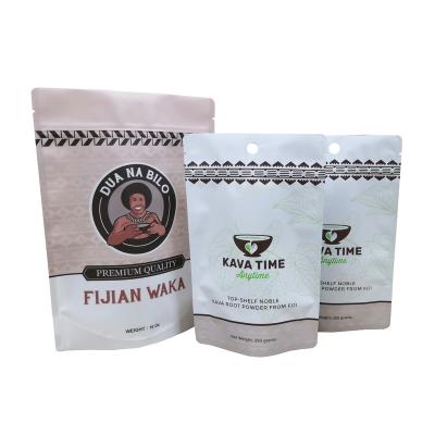 China Wholesale Recyclable Recycle Kava Bags Zip Up Spice Bags Matte Packing Holder Mylar Bags for sale