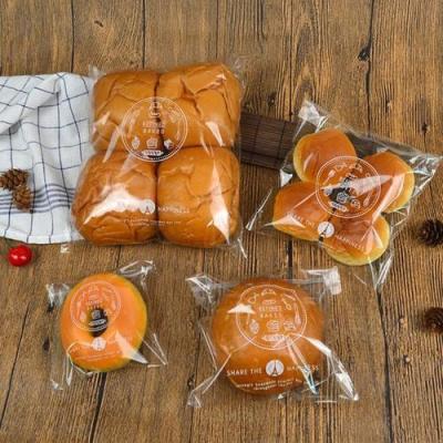 China Safety Cheap Price Customized Printing Clear Plastic Bread Packaging Packaging With Own Logo for sale