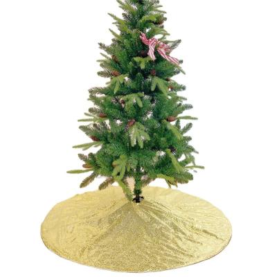 China Christamas Home Decoration Christmas Decorations Glitter Glitter Christmas Tree Skirt Multi Color Sequin Multi Color Sequin Gold Optional Rose for sale