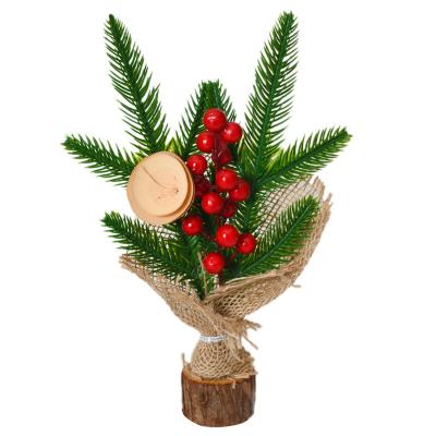 China New Potted Christmas Tree Christmas Decorations Mini Tree Window Decoration Tabletop Layout Eco-friendly Atmosphere for sale