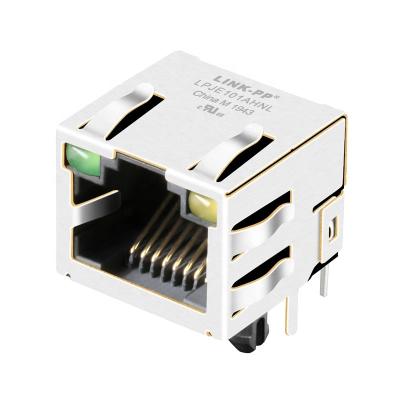 China PCB LPJE101AHNL Single Port Without Magnetics Through Hole MagJack Short RJ45 Connector for sale