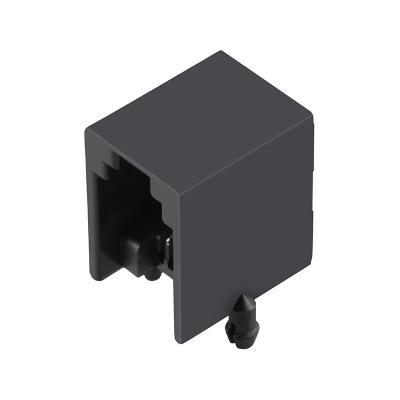 China Tab Up Through Hole Without LED DIP 1X1 Port 4P4C RJ11 Modular Jack LPJE8013NNL for sale