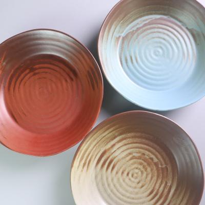 China Wholesale Ceramic Irregular Soup Dish Workable Porcelain Spaghetti Dish Factory Price Ceramic Salad Bowl Dinner Dish for sale