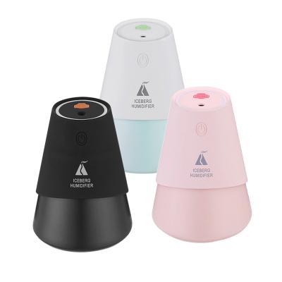 China Multifunction Car Iceberg Shape Air Humidifier With USB Fan And Lamp for sale