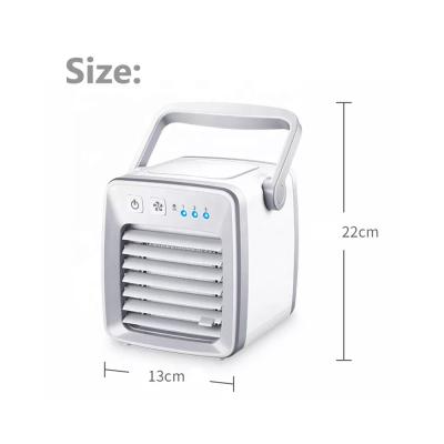 China No New Product Mini Air Cooler USB Battery Powered For Home Office Mini Portable Handheld Air Cooler Mist Fan for sale