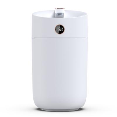 China Big Logo Large Tank 3L Automatic Mist Portable Humidifier 7 Custom Cool Glare Lights With LED Display for sale