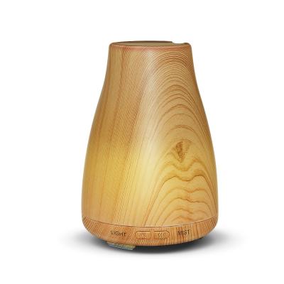 China Wholesale High Quality RV Wood Grain 100ml Luster Diffuser High Quality Humidifier for sale