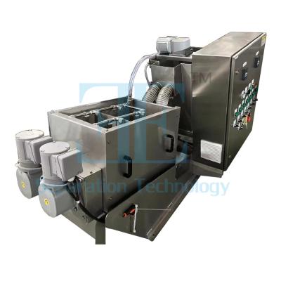 China Industrial Screw Press Sludge Dewatering Machine SUS304 Screw Filter Press for sale