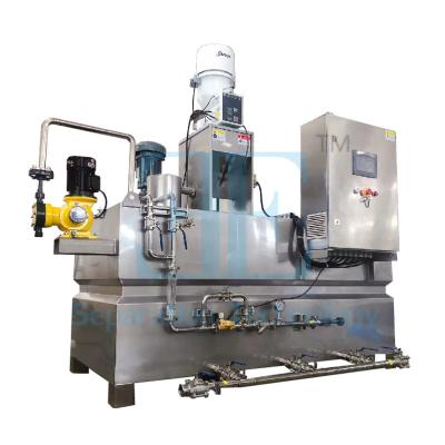 中国 2000L/H Automatic ±1% Accuracy Polymer Dosing System with 0.75kw Agitators 販売のため