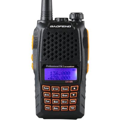 China Baofeng BF-UV6R Ham Radio Transceiver Handy Talky wakie Talking Film 50km BF-6R UV6R Dual Band Two Way Radio for sale