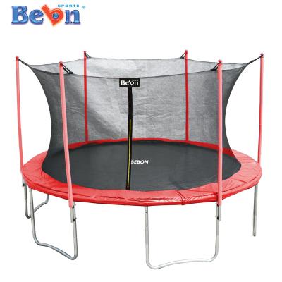 China With Protective Net 6-16ft Large Trampoline For Kids Outdoor Sport Fitness Round Trampoline Jumping Top With Fence for sale