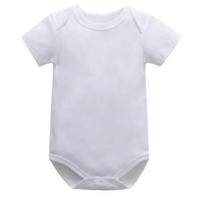 China Wholesale Short Soft Cotton Baby One Sies Newborn Baby Boy Bodysuit Baby Onesie for sale