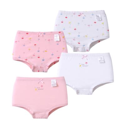 China Antibacterial Custom Underwear Private Label 4pcs Set Girl Trunks Underwear for sale