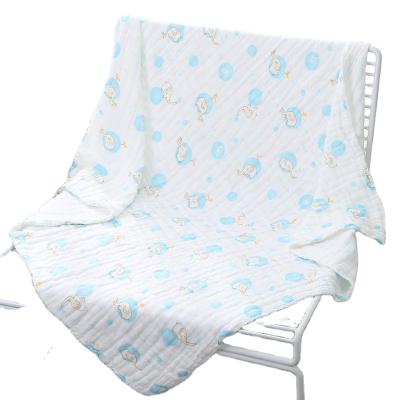 China BKD PORTABLE Water Print Design Organic Knitted Baby Blanket for sale