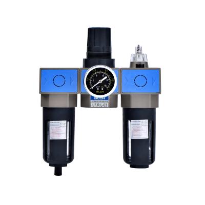 China Famous pneumatic system products made in china three point combination U series FRL pneumatic pressure regulator for sale