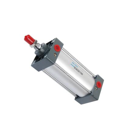 China Standard SC Series Pneumatic System Wholesale Pneumatic Air Cylinder Standard Square Cylinder for sale