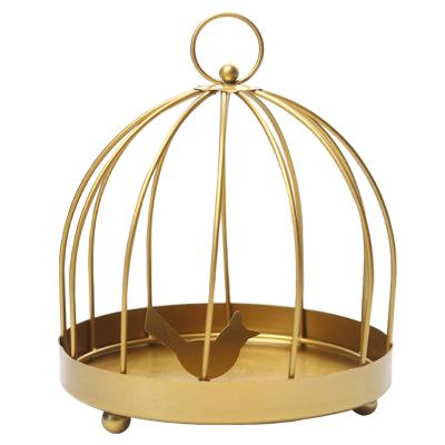 China Creative Mosquito Incense Holder Ash Tray Sandalwood Gold Burner-Viable European Style Luxury Decoration Birdcage Shape Repellent for sale