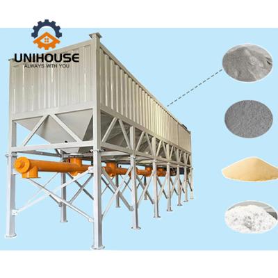 China Building Material Stores Customized Type Horizontal Mobile Cement Silo Silo Cement Silo 26 m3 for sale