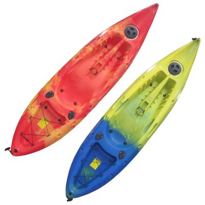 China Best LLDPE Single Seat Fishing Canoa Kayak Brands Good For Fishing for sale