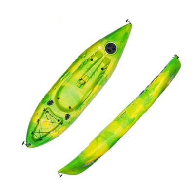 China Large Size LLDPE Cheap Camouflage Color Single Seater Kayak Boat for sale