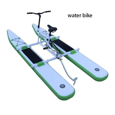 China Hot Selling Interesting Luxury Bike Leisure Pedal Boat Sea Lake Fun Floating Games Water Bike For Sale Water Bicycle for sale