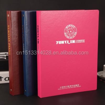 China Professional Custom Leather Bag Custom Padfolio Loose Leaf PU Zipper Folder Bag A2 A3 A4 Presentation Folder Business Folder Bag for sale