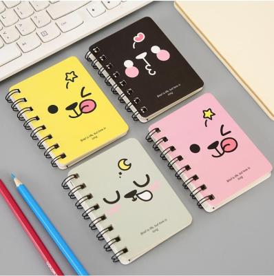 China School Supplier Mini Pocket Size A7 Notebook Coil Cute Spiral Paperback Spiral Notepad Printing Small Notes Note Printing for sale