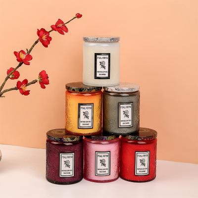 China Wholesale Fashional LD ​​Soy Wax Customized Logo Private Label High Quality Scented Candle as Christmas Day Gift Set for sale