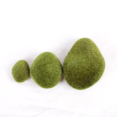 China Beautiful Colorful Artificial Flower Plant Newly Customized Any Style Moss Ball Marimo Artificial Moss Ball For Decoration for sale