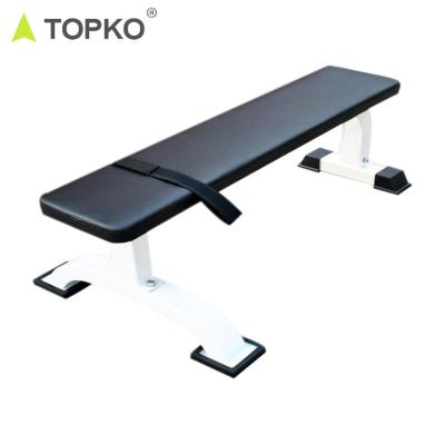 China Gym Exercise Multi Function TOPKO Weight Lifting Flat Press Simply Installed Weight Bench for sale