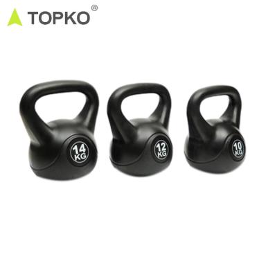 China Durable TOPKO Porcelain Kettlebell Gym Fitness Kettlebell for sale