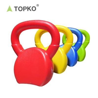 China TOPKO universal wholesale shaped adjustable cast iron kettlebell set with rack for sale