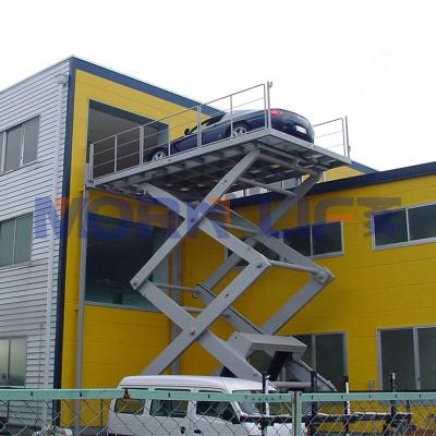 China MORNING 3000kg 4000kg 5000kg Electric Fixed Hydraulic Stationary Lift Table Car Scissor Lift Machine Shop Shop 4S for sale