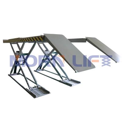 China Hotels MORNING hydraulic car scissor platform lifting automatic double cylinder scissor lift table for car crane for sale