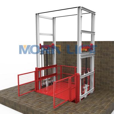 China Machinery Repair Shops MORNING Hydraulic Goods Lift For Beverage Transport Furniture for sale