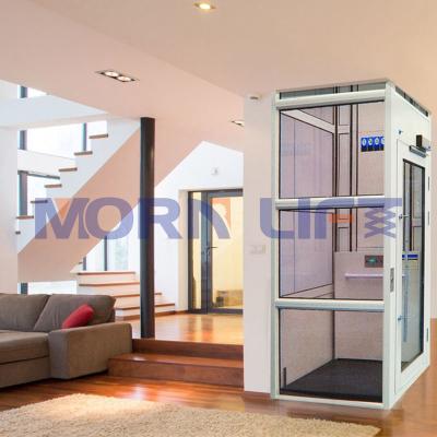 China Chinese MORNING Customize Hydraulic Electric Residential Lift Vertical Home Lift Available For Home Lift for sale