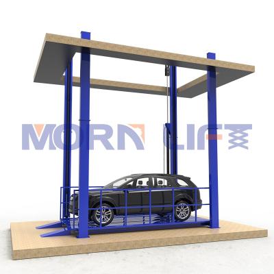 China MORNING Heavy Duty Electric Hydraulic Car Lift 4 Post Lift Four Post Car Lift For Parking And Repair 3000kg for sale