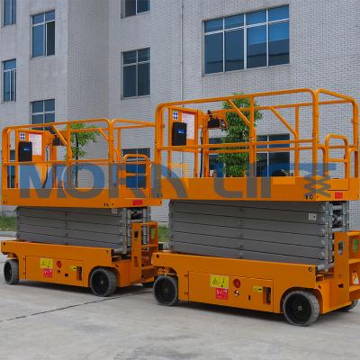 China Building Material Stores Battery Or Diesel Self Propelled Scissor Ladder Lift For Repair for sale