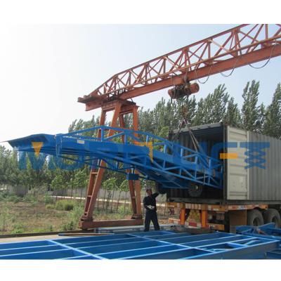 China Convenient mobile 10t container forklift yard loading ramps for sale for sale