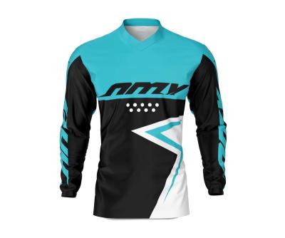 China MX Motocross Breathable Blank Jerseys , Custom Design Logo Sportswear Mountain Bike Downhill And Downhill Motorcycle Racing Wear for sale