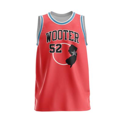 China USA Basketball Team Breathable Uniform, Basket Tank Top Blank Custom Design Mesh Reversible Quick Dry Color for sale