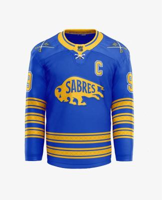 China Quick Dry Hot Selling Reversible Comfortable Printing Shirts And Mesh Ice Hockey Jersey Full Sleeve Shorts Full Uniform Custom Design Logo for sale