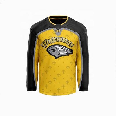 China New Design Cheap Price Quick Dry Hockey Sets Sublimation Print Embroidery Quick Dry Logo Custom Sport Wear Hockey Tank Top Wear for sale