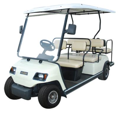 China Battery 6 Passenger Electric Golf Cart L3320*W1200*H1900mm for sale