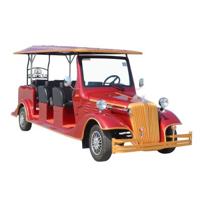 China 8 Seater Battery Powered Electric Classic Car L5050*W1490*H1900mm for sale