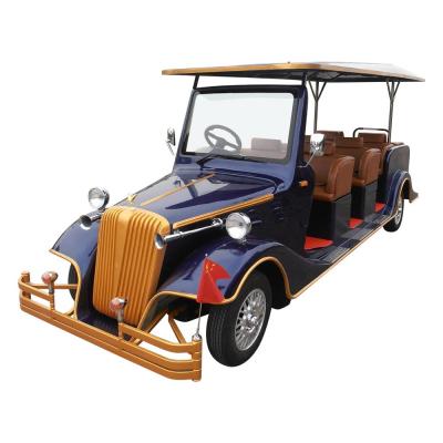 China electric classic fiberglass golf cart body 8 seaters cart L5050*W1490*H1900mm for sale