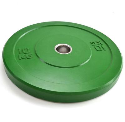 China Weightlifting 10/15/25/35/45/55lbs Lasting Strength Weight Loss Strength Gym Whosale Barbell Weight Training Plate for sale