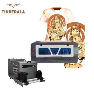 China Garment shops high speed printing machine 8 colors xp600 a2 a3 30cm dtf impresora 60 single dtf printer and shaker system single system for sale