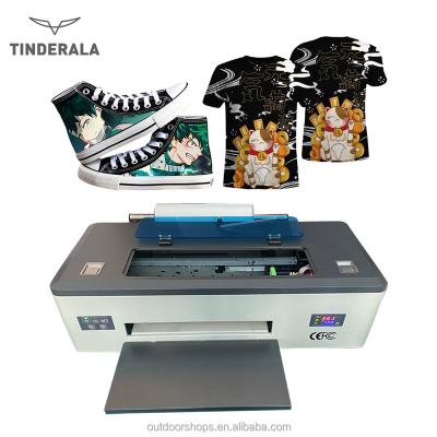 China Garment Shops Newest A3 Pet Film Printer Dtg Dtf Direct For Filming Cotton Fabric Digital Printing Machine For Garment Clothes Digital Printer for sale