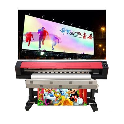 China building material shop 1.6m machine flag banner polyester fabric inkje banner UV printer digital banner printing machine price for sale